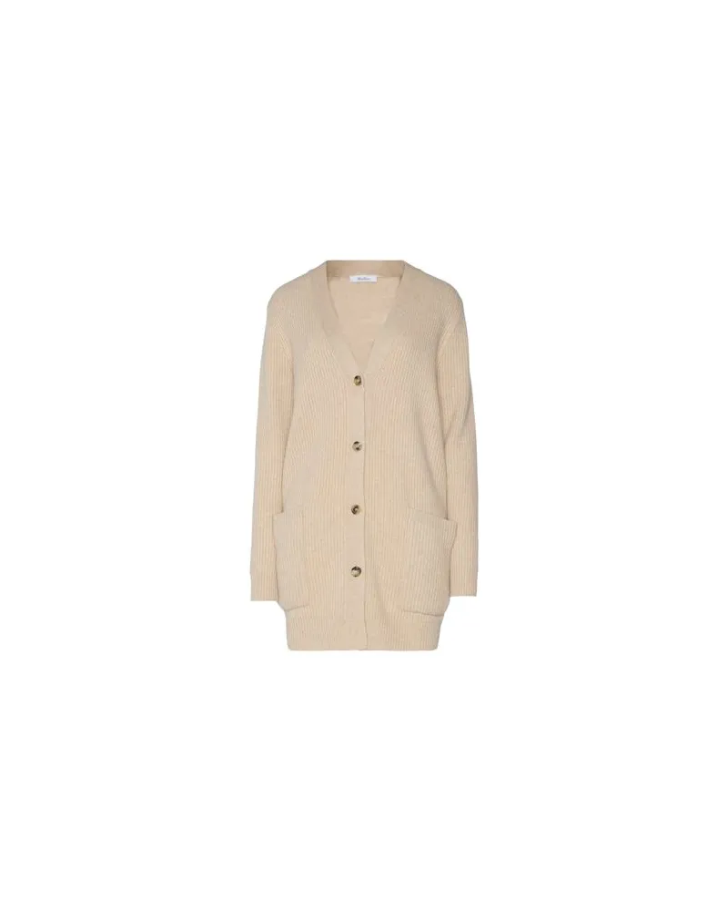 Max Mara STRICKWAREN - Strickjackenauf YOOX.COM Beige