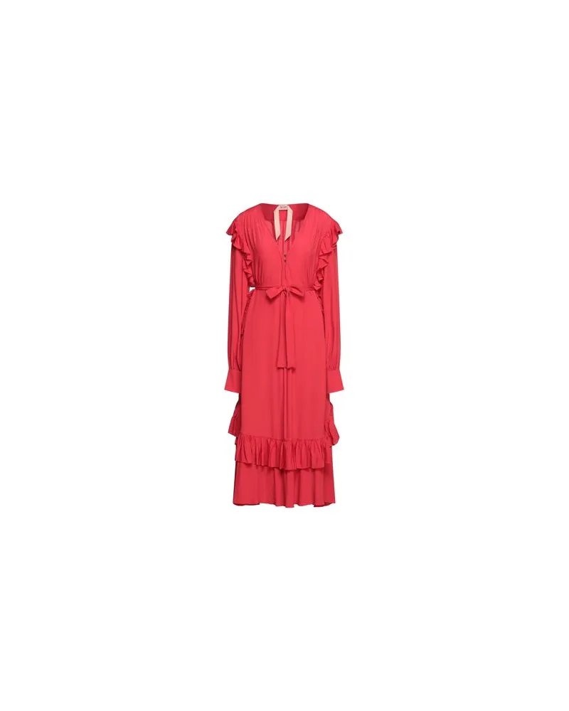 N° 21 KLEIDER - Midi-Kleiderauf YOOX.COM Rot