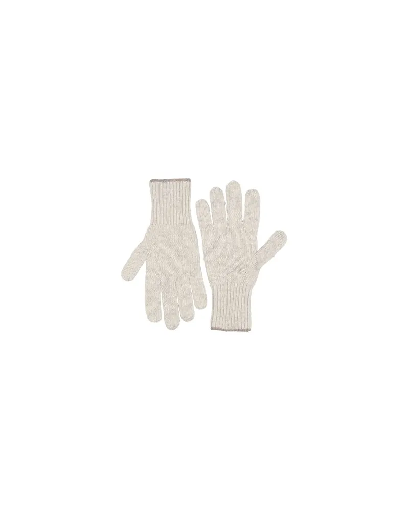 Brunello Cucinelli ACCESSOIRES - Handschuheauf YOOX.COM Cremeweiß