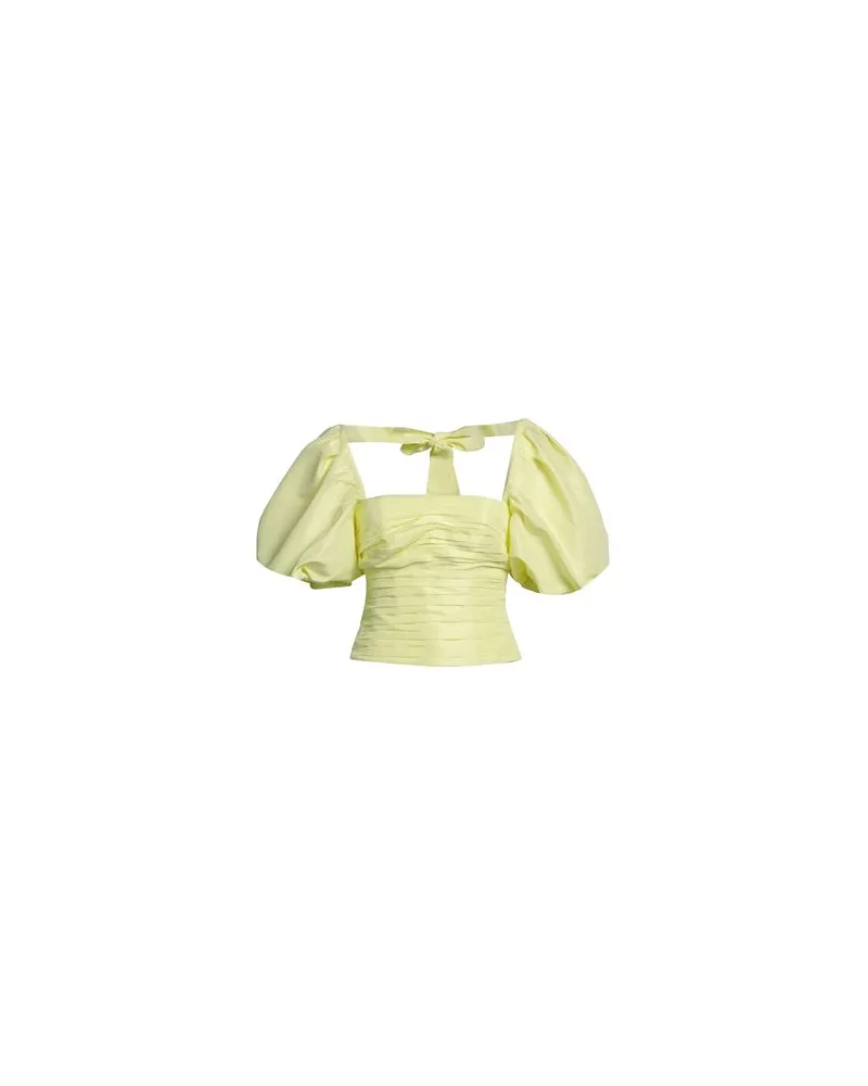 Self-Portrait TOPS - Topsauf YOOX.COM Pastellgelb
