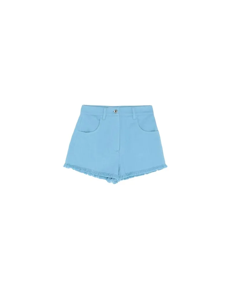 MSGM HOSEN & RÖCKE - Jeansshortsauf YOOX.COM Azurblau