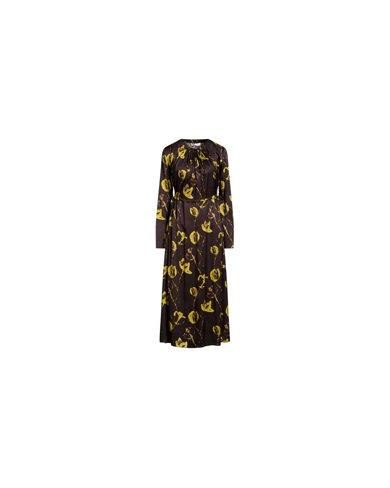 Liviana Conti KLEIDER - Maxi-Kleiderauf YOOX.COM Dunkelbraun