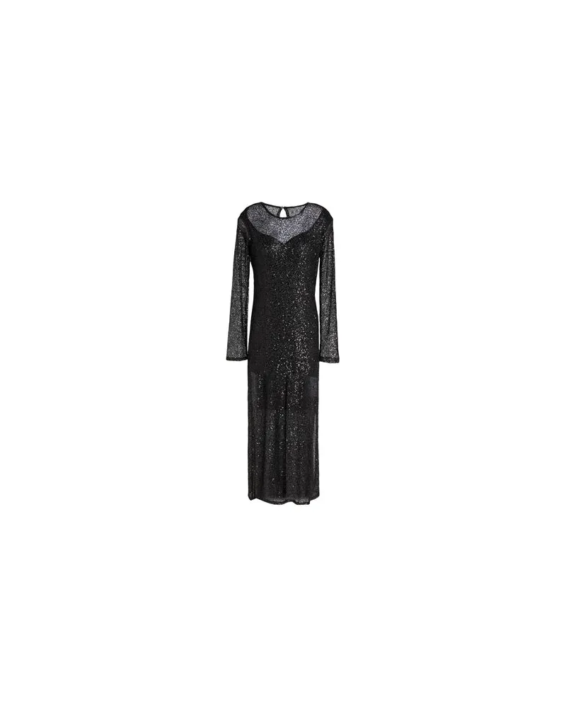IMPERIAL KLEIDER - Maxi-Kleiderauf YOOX.COM Schwarz