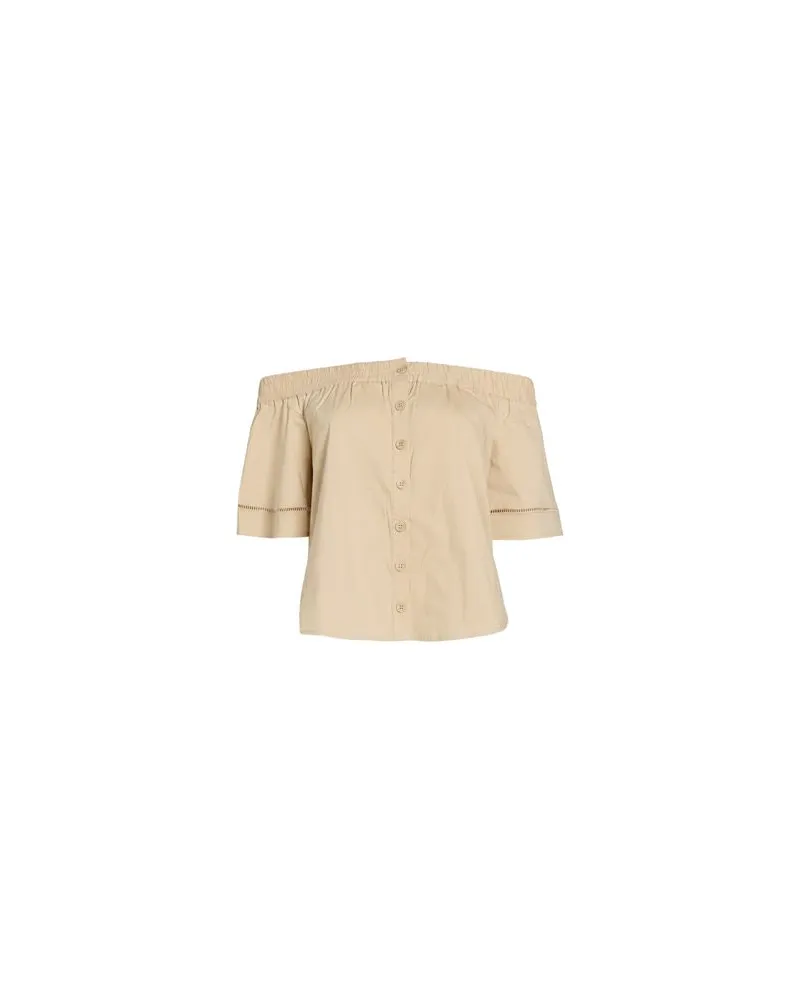 Twin-Set TOPS - Hemdenauf YOOX.COM Beige