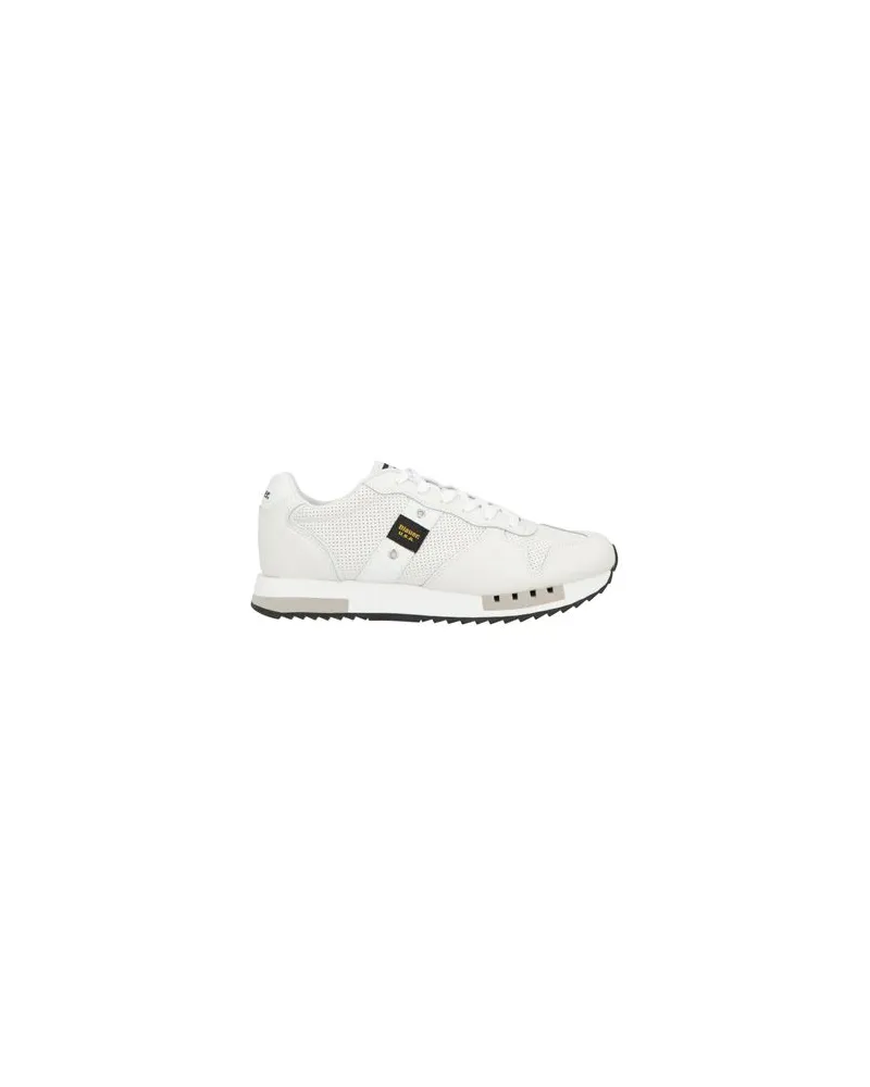 Blauer SCHUHE - Sneakersauf YOOX.COM Weiß