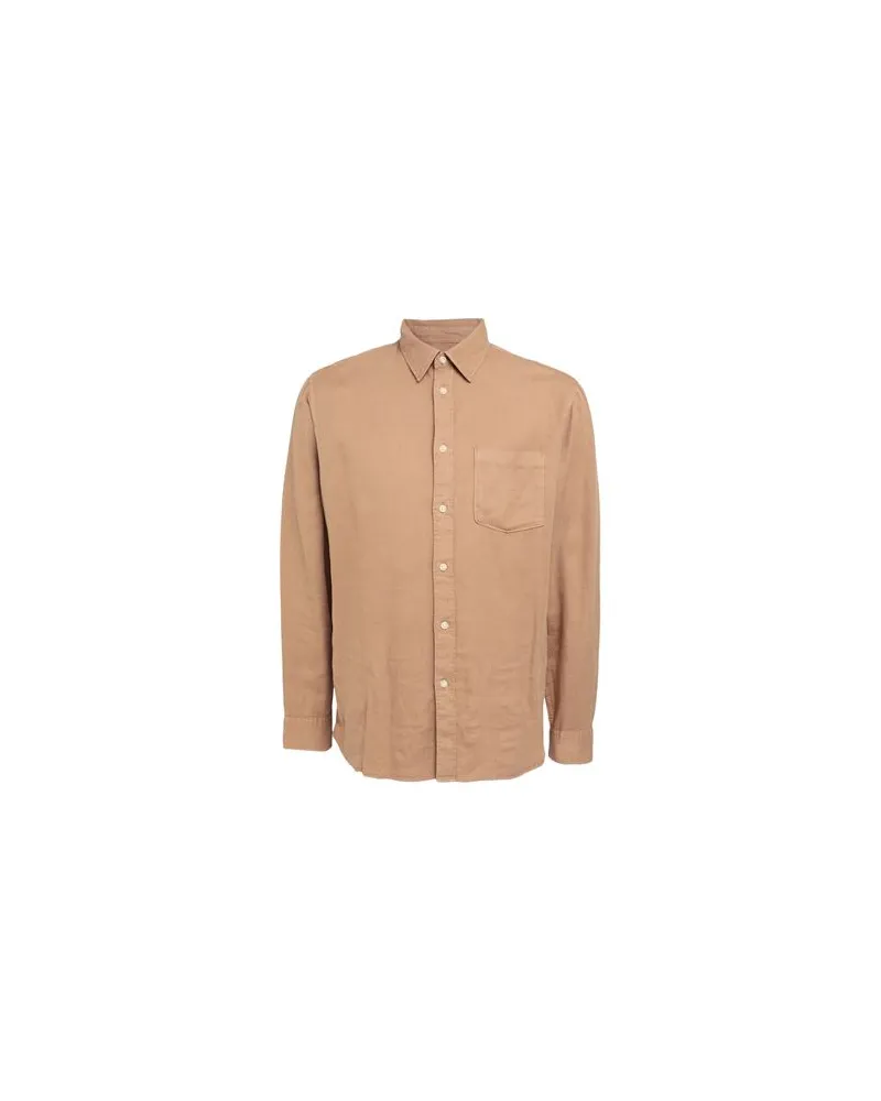Selected Homme TOPS - Hemdenauf YOOX.COM Kamel