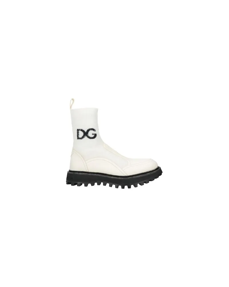 Dolce & Gabbana SCHUHE - Stiefelettenauf YOOX.COM Weiß