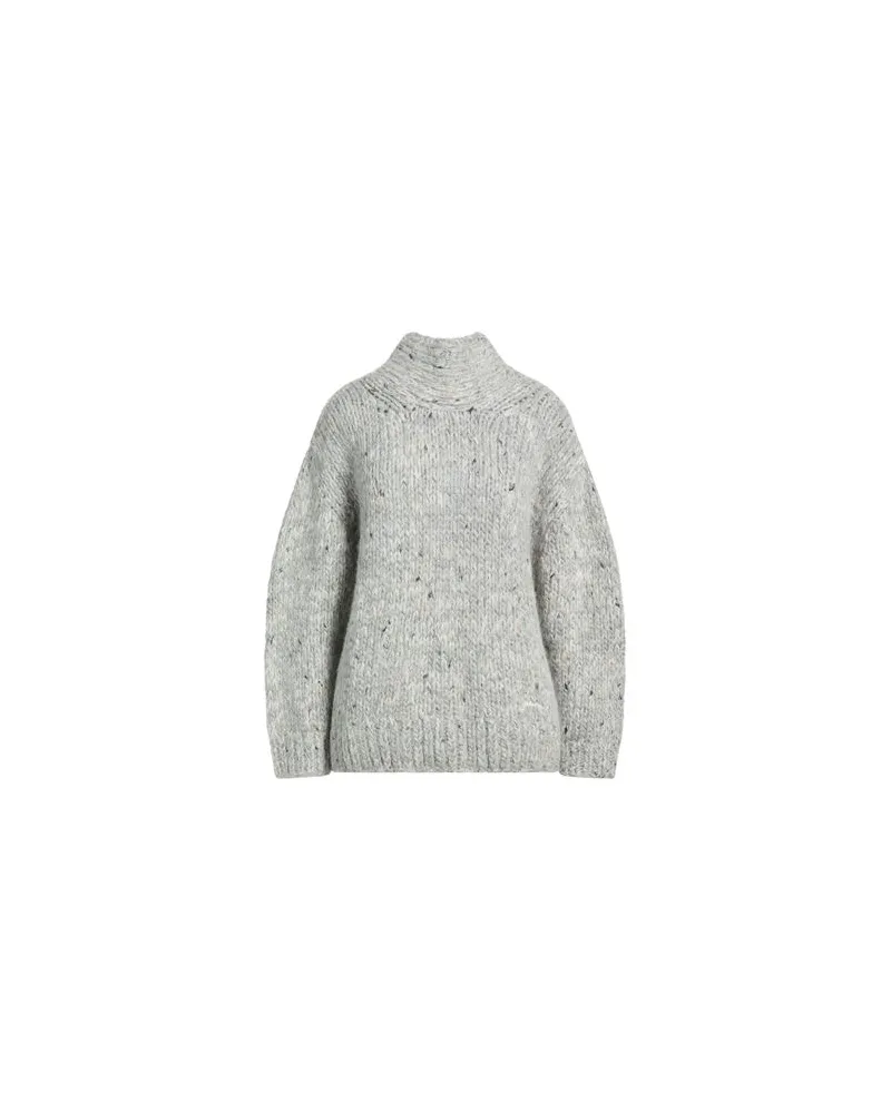 Ganni STRICKWAREN - Rollkragenpulloverauf YOOX.COM Hellgrau