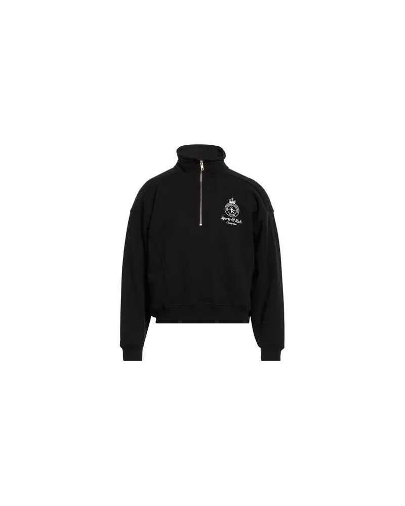 SPORTY & RICH TOPS - Sweatshirtsauf YOOX.COM Schwarz