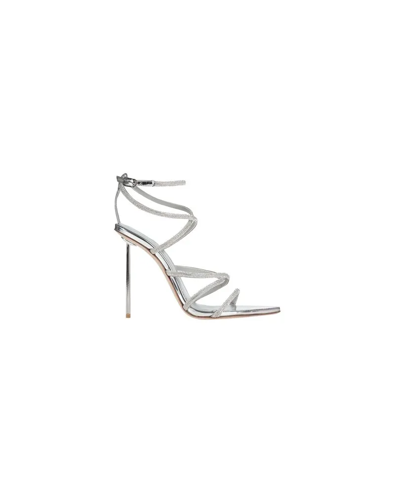 Le Silla SCHUHE - Sandalenauf YOOX.COM Silber