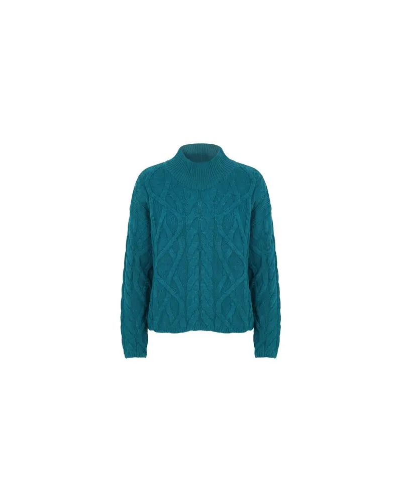 Alpha Studio STRICKWAREN - Rollkragenpulloverauf YOOX.COM Aquamarin