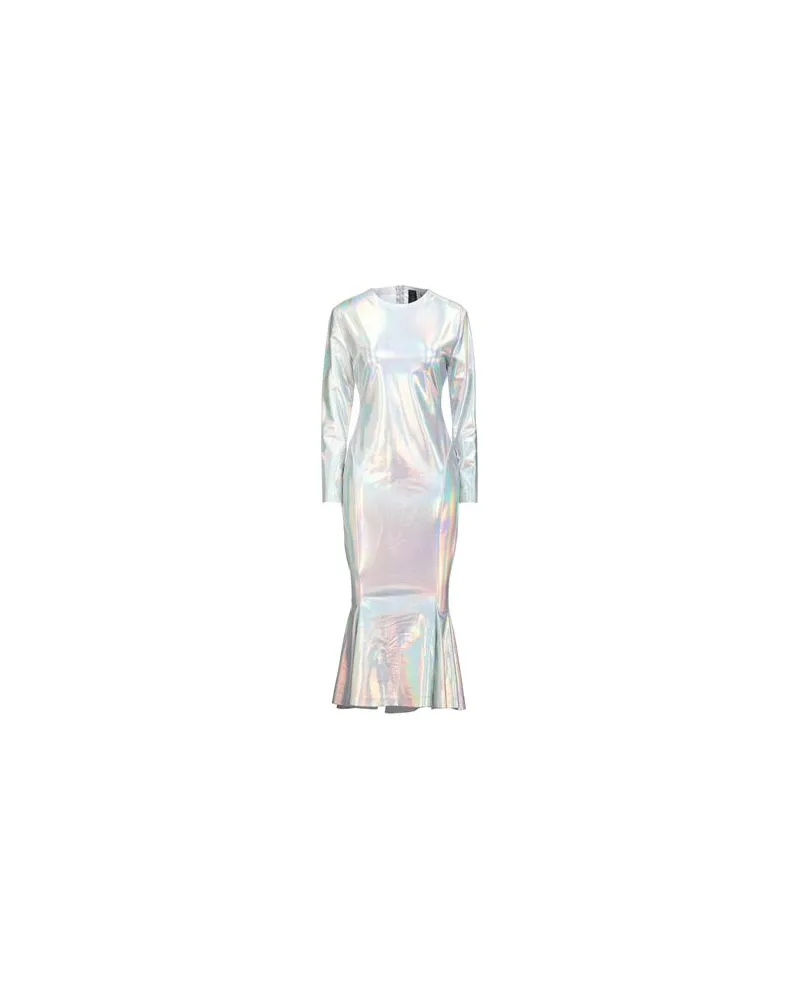 Norma Kamali KLEIDER - Midi-Kleiderauf YOOX.COM Silber