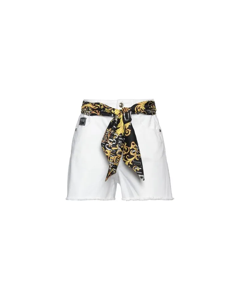 Versace Jeans HOSEN & RÖCKE - Jeansshortsauf YOOX.COM Weiß