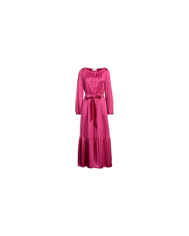 Soallure KLEIDER - Maxi-Kleiderauf YOOX.COM Fuchsia