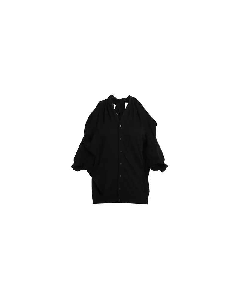 Yohji Yamamoto STRICKWAREN - Strickjackenauf YOOX.COM Schwarz