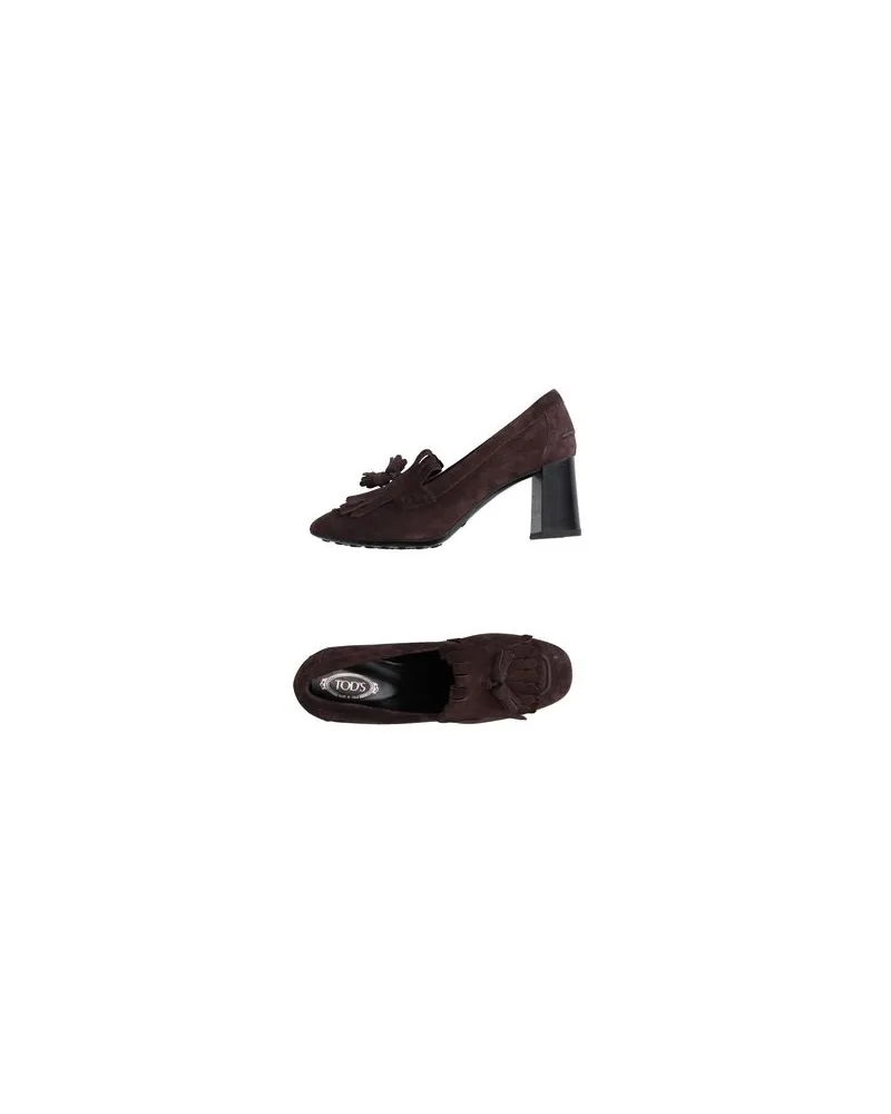 TOD'S SCHUHE - Mokassinsauf YOOX.COM Dunkelbraun