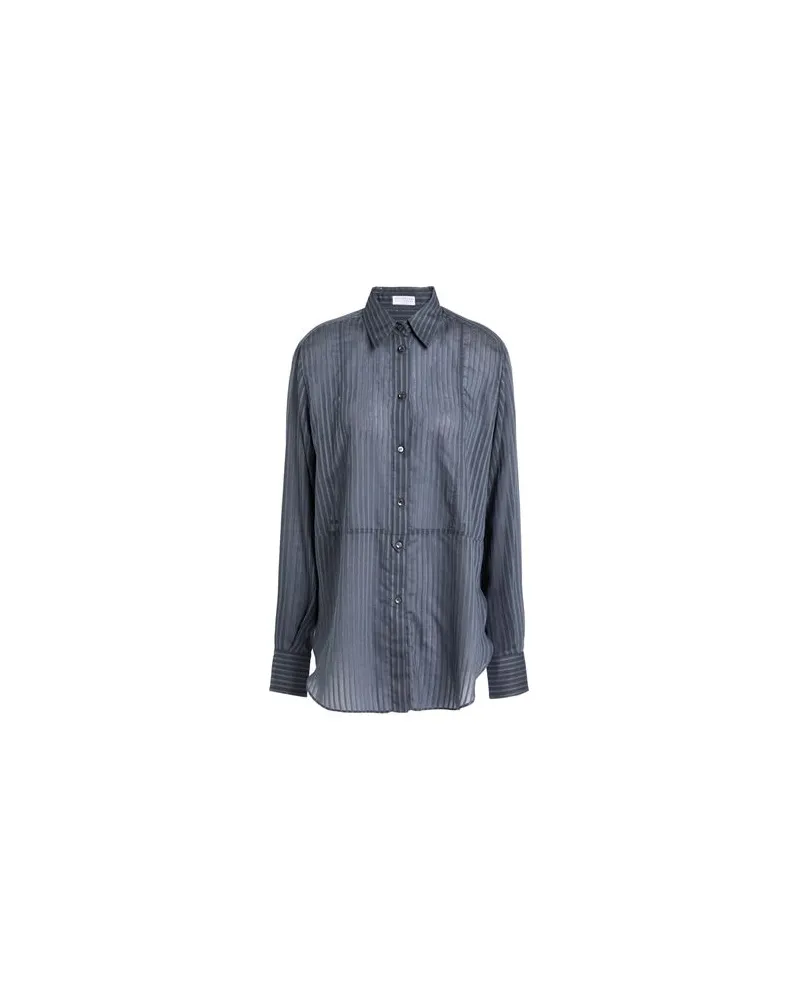 Brunello Cucinelli TOPS - Hemdenauf YOOX.COM Taubenblau