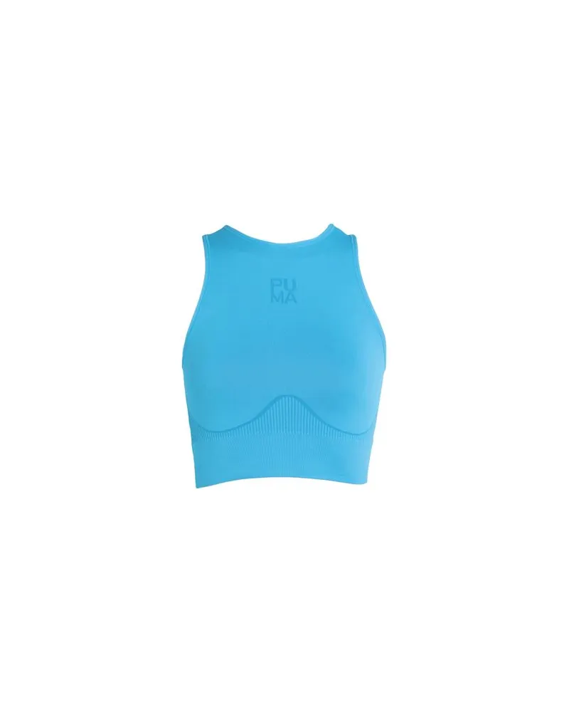 Puma Infuse EvoKnit Cropped Top   - TOPS - Topsauf YOOX.COM Azurblau