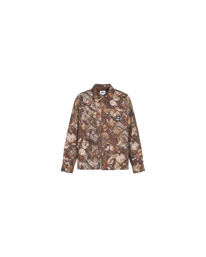 Obey TOPS - Hemdenauf YOOX.COM Braun