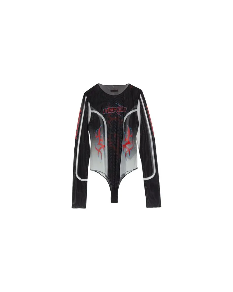 Heron Preston TOPS - Bodysuitsauf YOOX.COM Schwarz