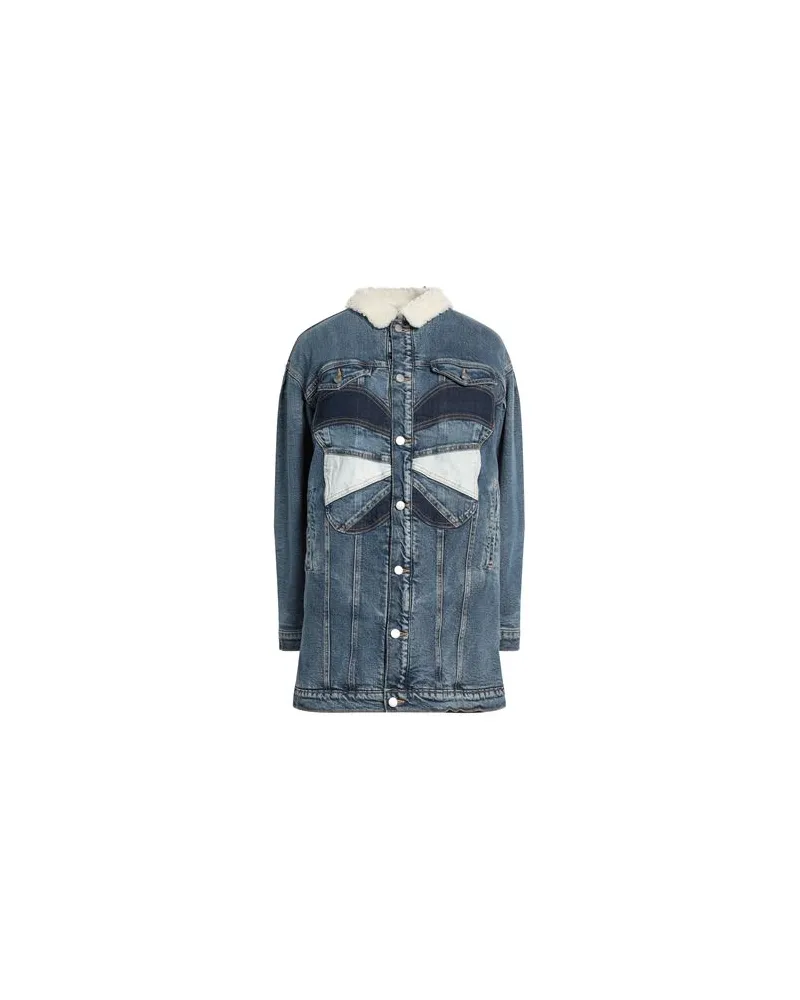 RED Valentino JACKEN & MÄNTEL - Jeansjacken/Mäntelauf YOOX.COM Blau