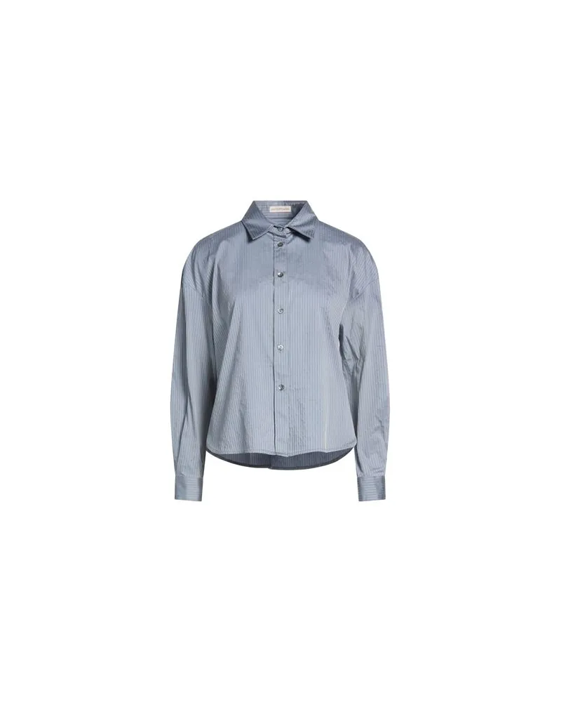 Camicettasnob TOPS - Hemdenauf YOOX.COM Blau