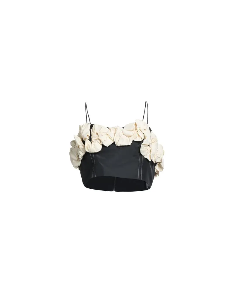 Ganni TOPS - Topsauf YOOX.COM Schwarz