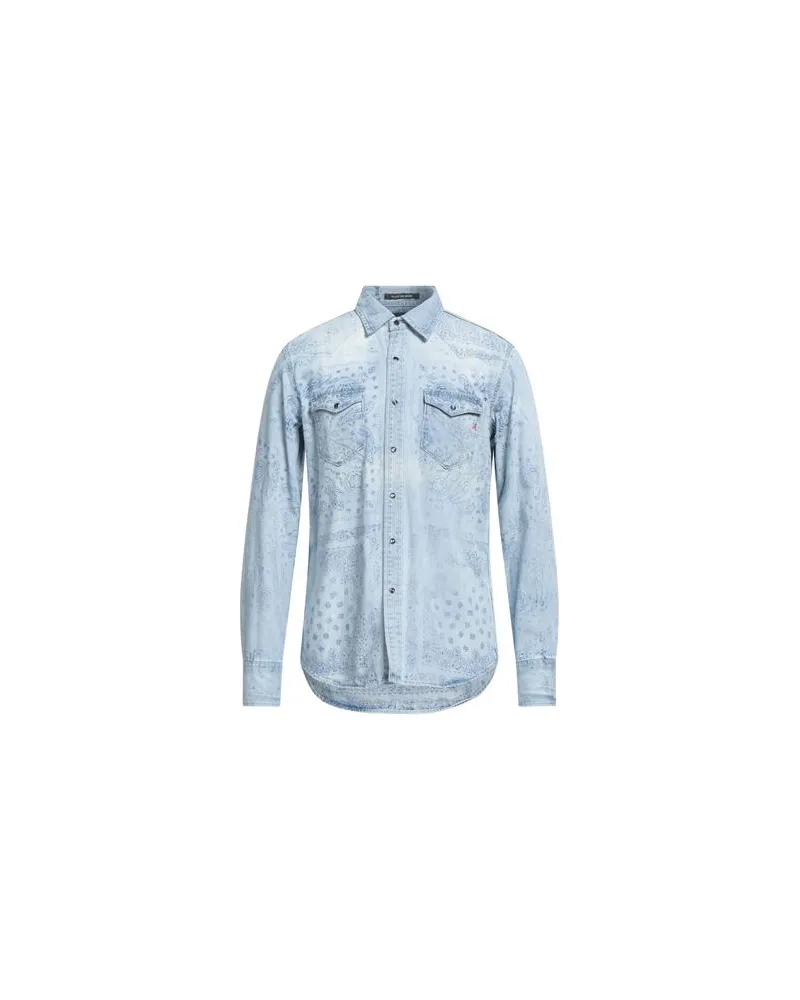 Replay TOPS - Jeanshemdenauf YOOX.COM Blau