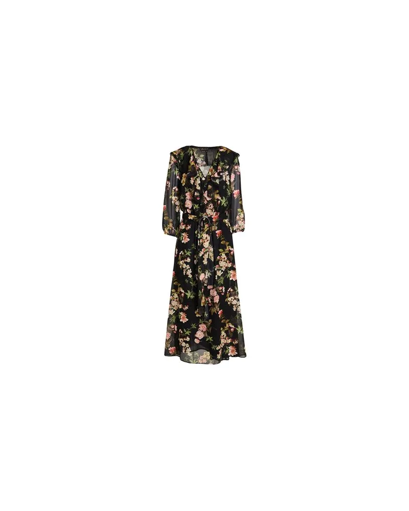 Luisa Spagnoli KLEIDER - Maxi-Kleiderauf YOOX.COM Schwarz