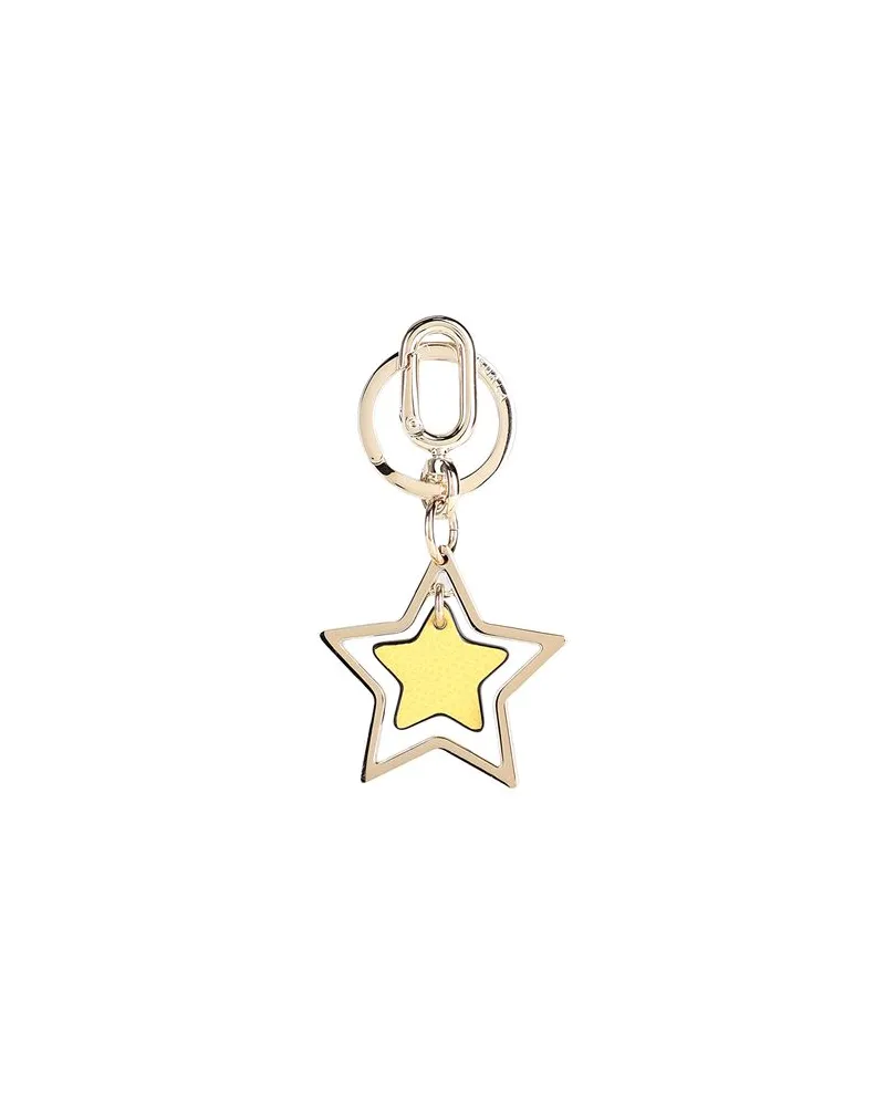 Furla VENUS KEYRING STAR  - Kleinlederwaren - Schlüsselanhängerauf YOOX.COM Gelb