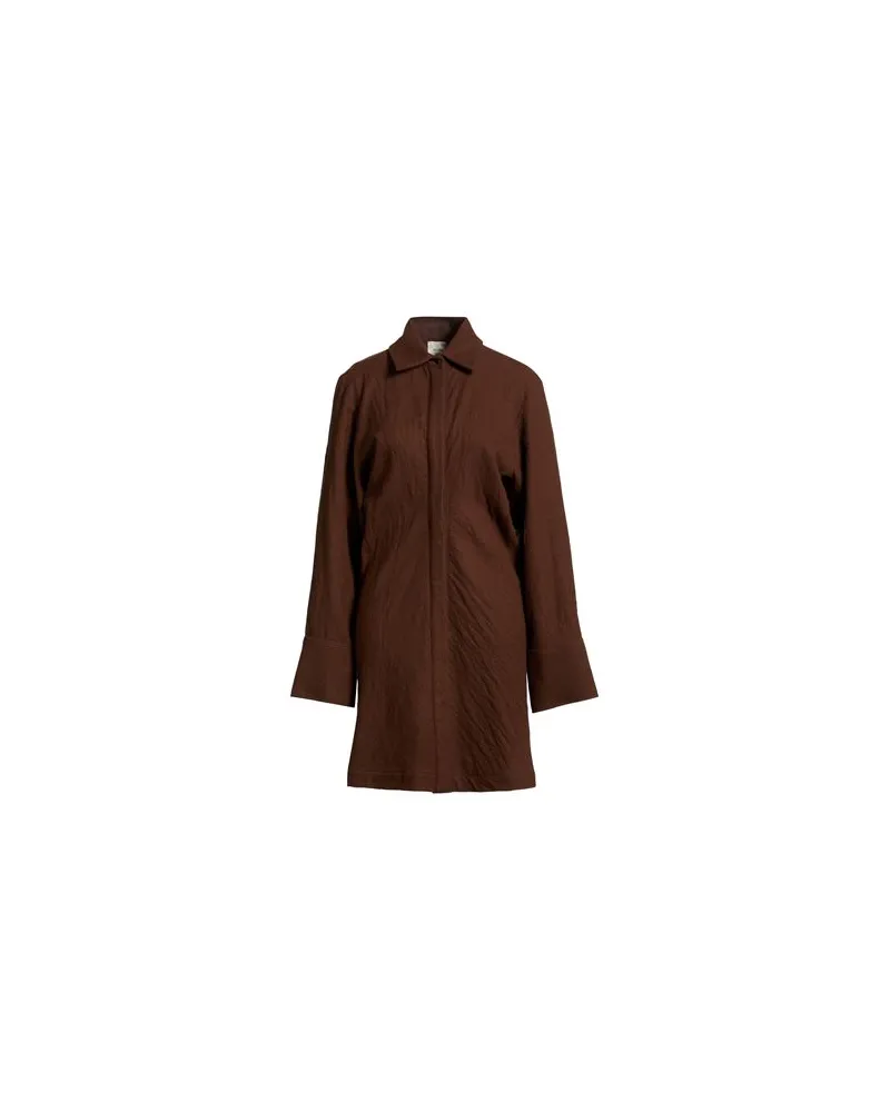 ALYSI CHOCOLAT - KLEIDER - Mini-Kleiderauf YOOX.COM Braun
