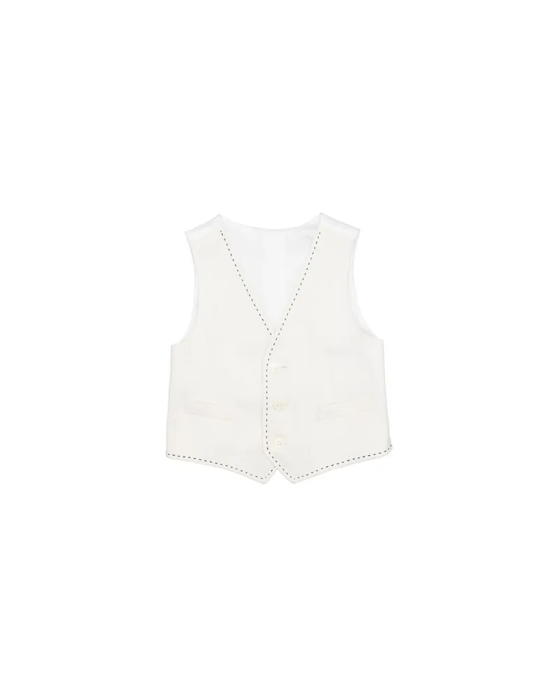 Dolce & Gabbana ANZÜGE und CO-ORDS - Couture-Westenauf YOOX.COM Elfenbein