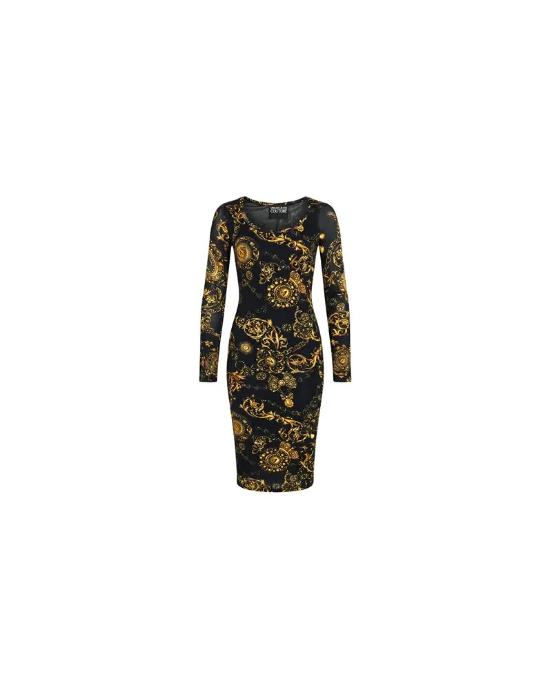 Versace Jeans KLEIDER - Midi-Kleiderauf YOOX.COM Schwarz