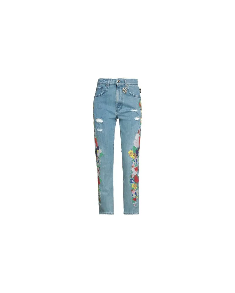 GCDS HOSEN & RÖCKE - Jeanshosenauf YOOX.COM Blau