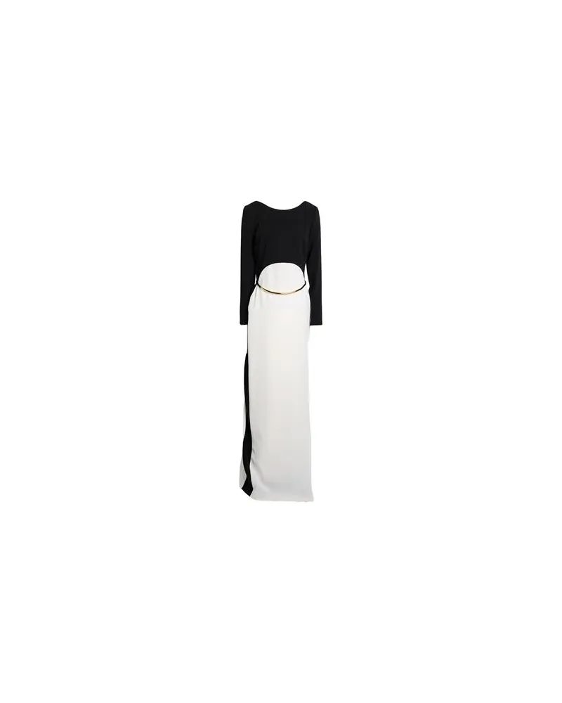 Elisabetta Franchi KLEIDER - Maxi-Kleiderauf YOOX.COM Schwarz