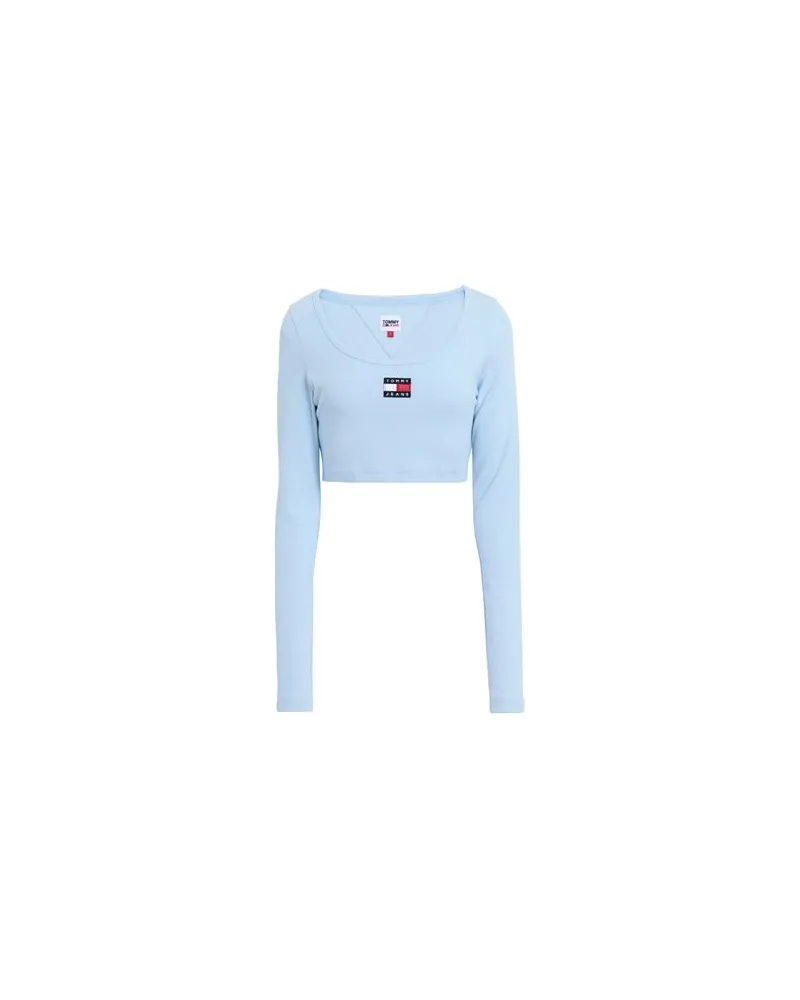 Tommy Hilfiger TOPS - T-shirtsauf YOOX.COM Himmelblau