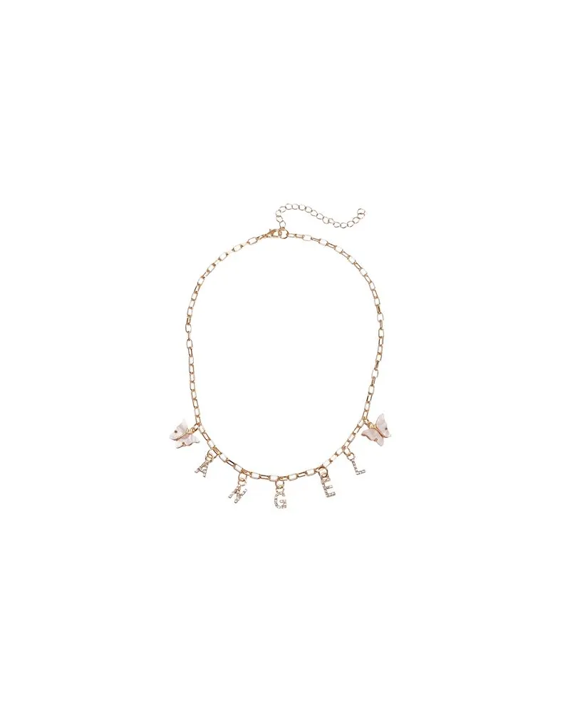 8 by Yoox ANGEL & BUTTERFLIES NECKLACE  - SCHMUCK und UHREN - Halskettenauf YOOX.COM Gold