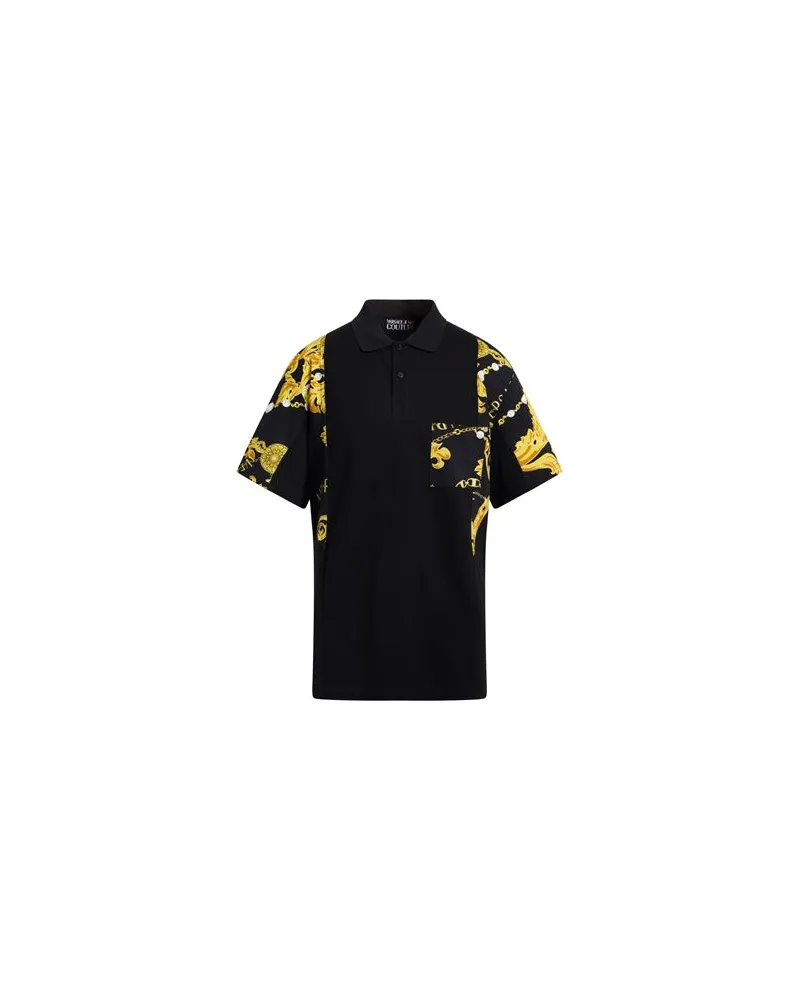 Versace Jeans TOPS - Poloshirtsauf YOOX.COM Schwarz