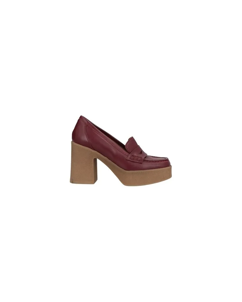 L'Autre Chose SCHUHE - Mokassinsauf YOOX.COM Ziegelrot