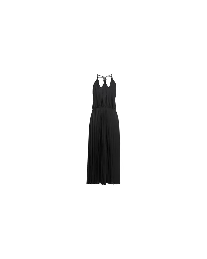 Sandro KLEIDER - Maxi-Kleiderauf YOOX.COM Schwarz