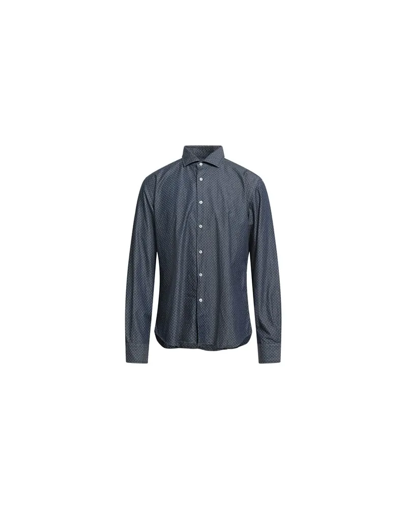 XACUS TOPS - Jeanshemdenauf YOOX.COM Blau