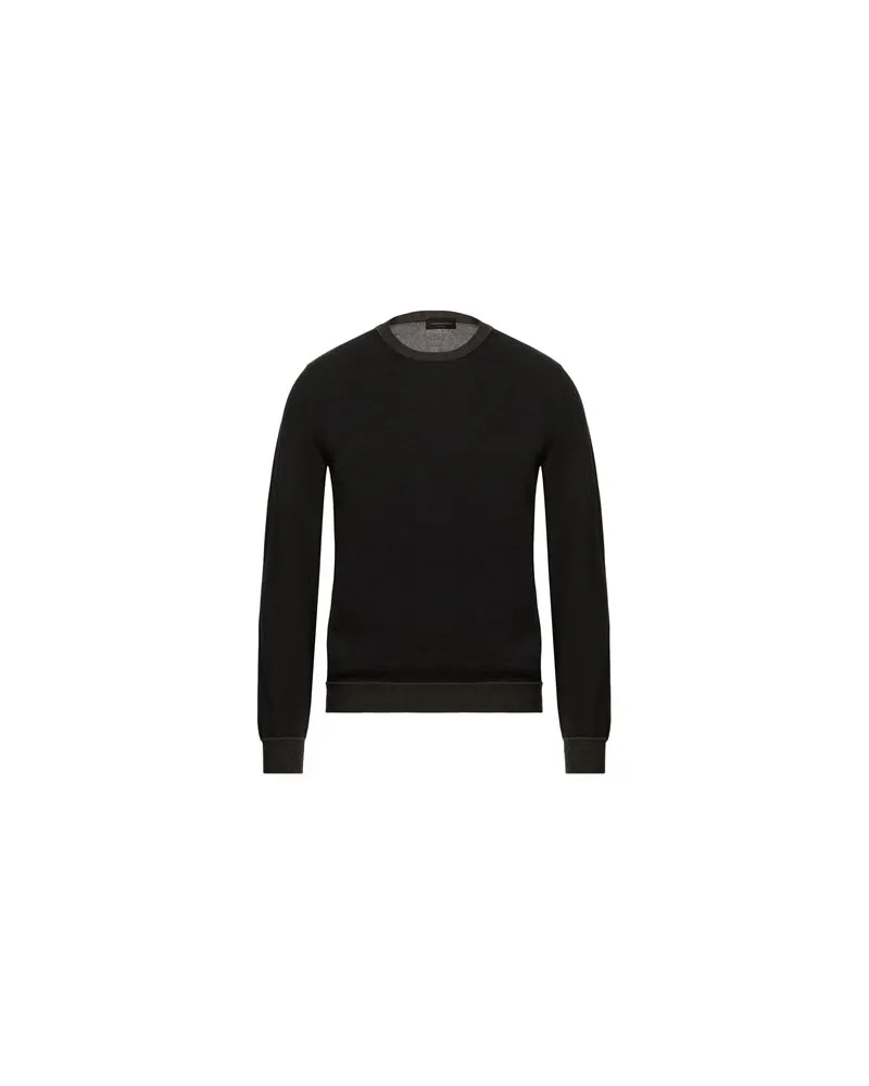 Roberto Collina STRICKWAREN - Pulloverauf YOOX.COM Schwarz