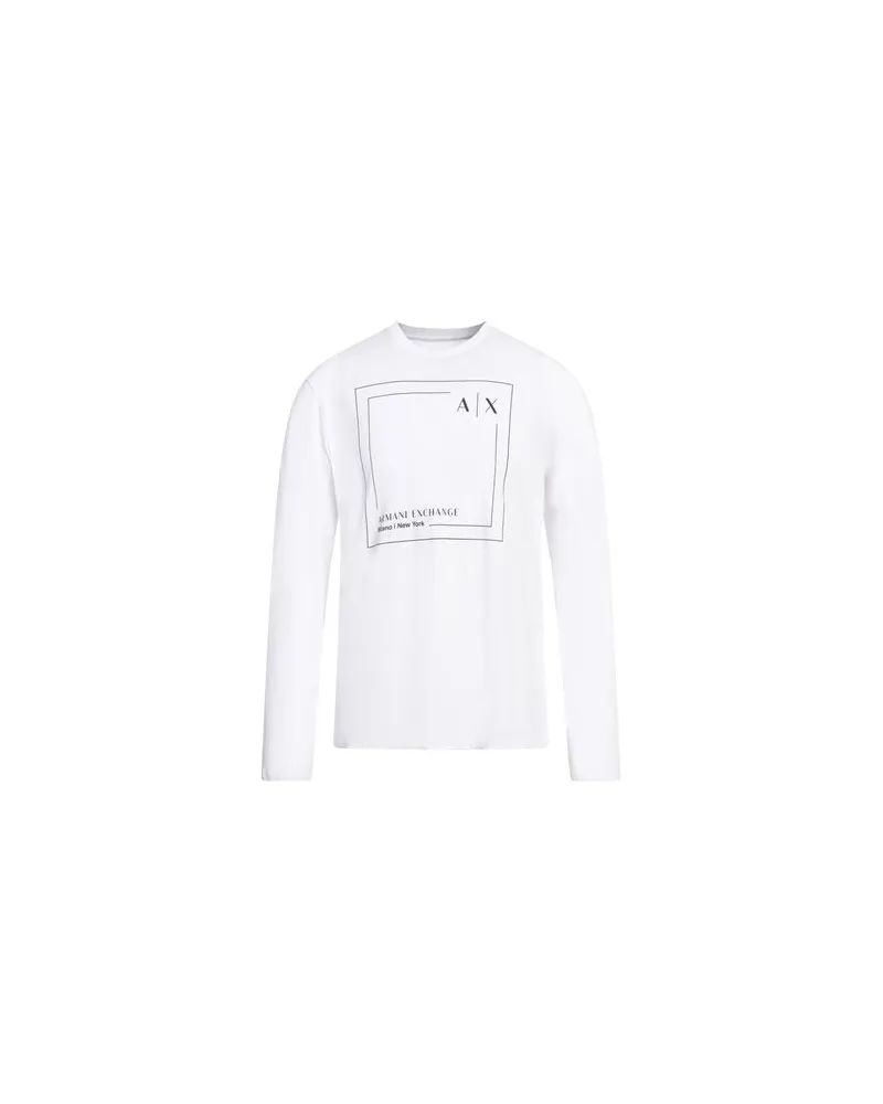 Armani Exchange TOPS - T-shirtsauf YOOX.COM Weiß