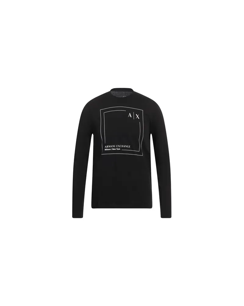 Armani Exchange TOPS - T-shirtsauf YOOX.COM Schwarz