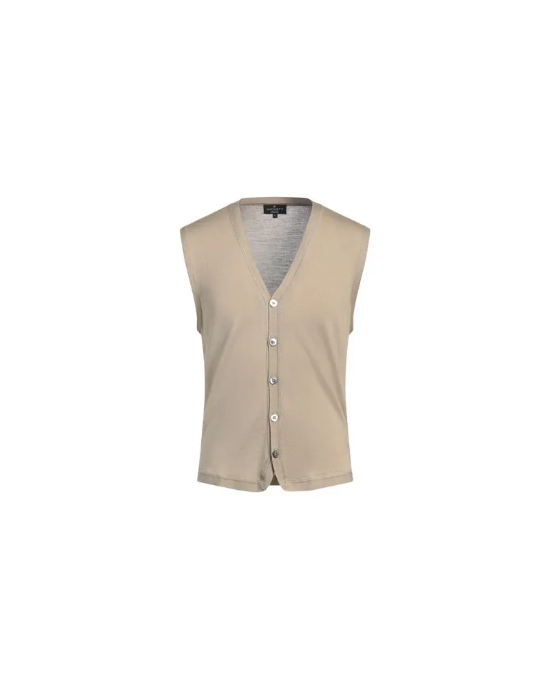 Hackett STRICKWAREN - Strickjackenauf YOOX.COM Beige