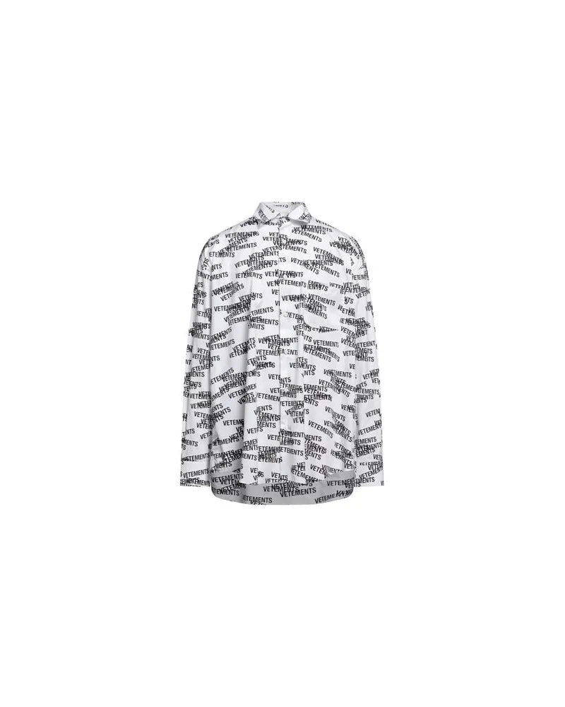 VETEMENTS TOPS - Hemdenauf YOOX.COM Weiß
