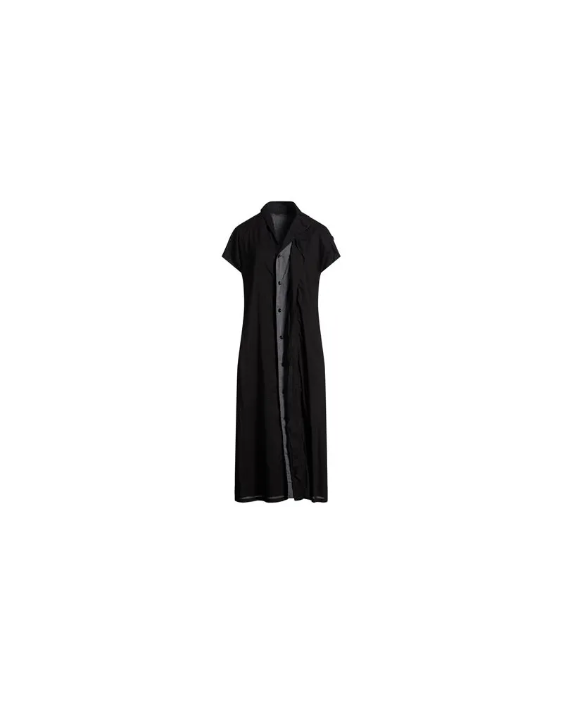 Y'S YOHJI YAMAMOTO KLEIDER - Midi-Kleiderauf YOOX.COM Schwarz