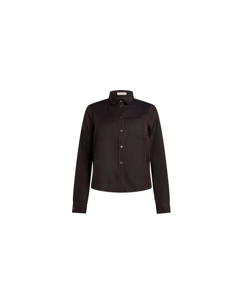 Camicettasnob TOPS - Hemdenauf YOOX.COM Dunkelbraun