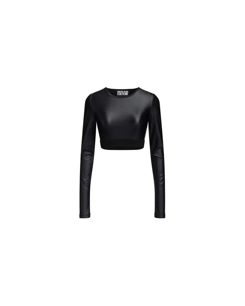 Versace Jeans TOPS - T-shirtsauf YOOX.COM Schwarz