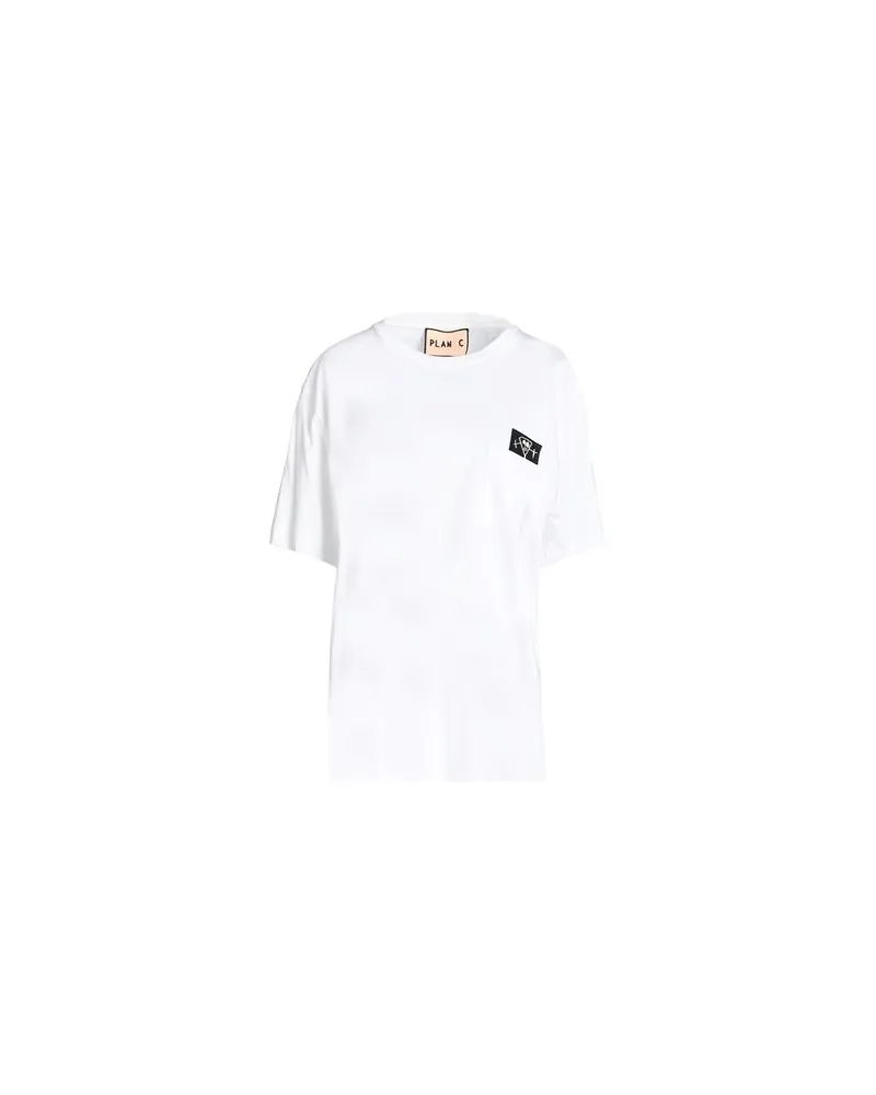 PLAN C TOPS - T-shirtsauf YOOX.COM Weiß